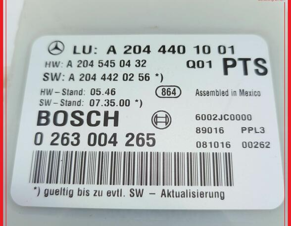 Parking Aid Control Unit MERCEDES-BENZ C-Klasse (W204)