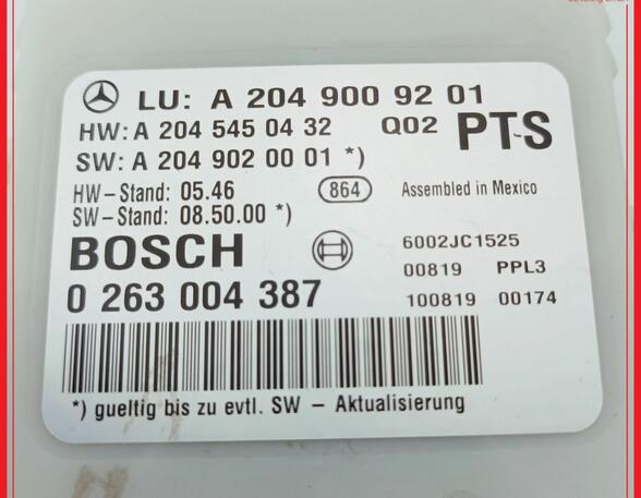 Parking Aid Control Unit MERCEDES-BENZ C-Klasse T-Model (S204)