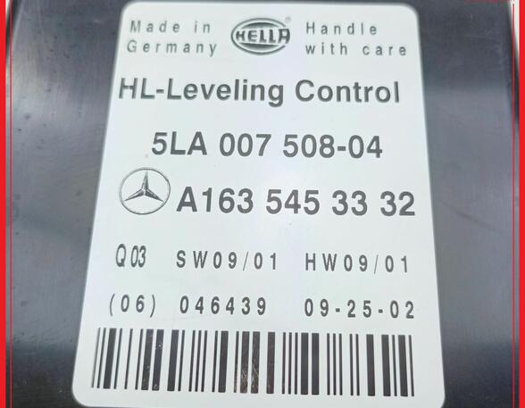 Control Unit For Headlight Range Control MERCEDES-BENZ M-Klasse (W163)