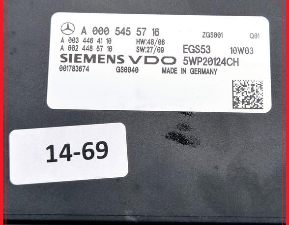 Regelaar automatische versnelling MERCEDES-BENZ C-CLASS T-Model (S204)