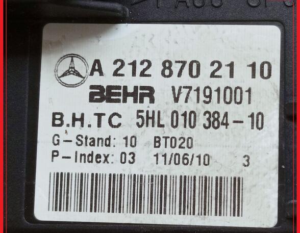 Interior Blower Motor MERCEDES-BENZ E-Klasse T-Model (S212)