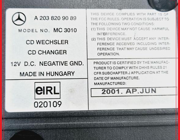 CD-changer MERCEDES-BENZ C-CLASS (W203)