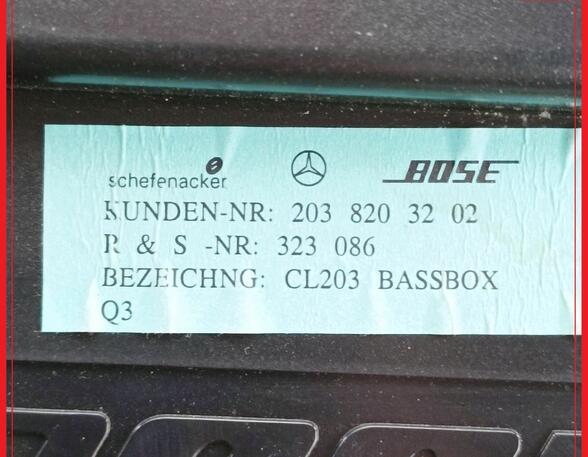 Luidspreker MERCEDES-BENZ C-Klasse Coupe (CL203)