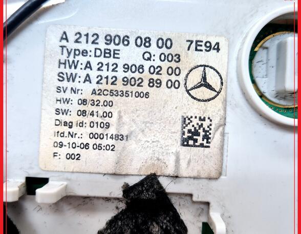 Leselampe Schiebedach Schalter MERCEDES-BENZ E-KLASSE W212 E200 CDI 100 KW