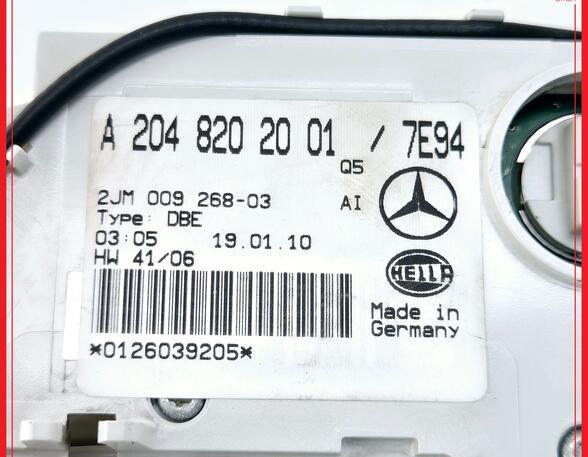 Leselampe Innenleuchte MERCEDES BENZ C-KLASSE KOMBI S204 C250 CDI 150 KW