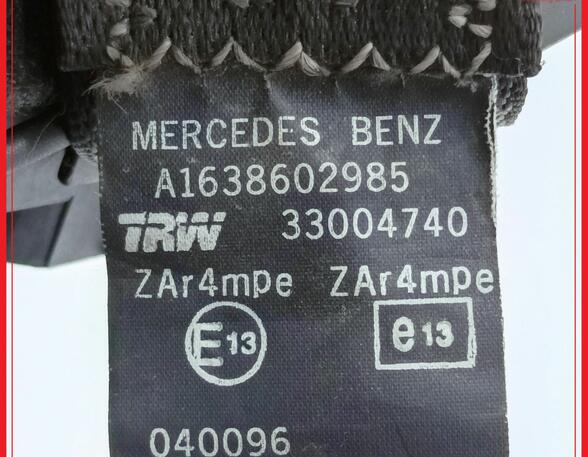 Safety Belts MERCEDES-BENZ M-Klasse (W163)