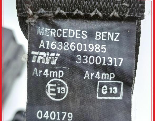 Safety Belts MERCEDES-BENZ M-Klasse (W163)