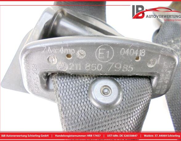 Safety Belts MERCEDES-BENZ E-Klasse T-Model (S211)