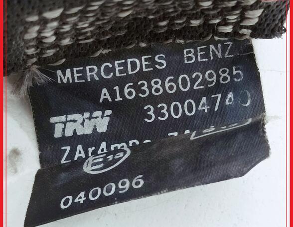 Safety Belts MERCEDES-BENZ M-Klasse (W163)