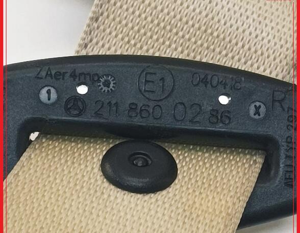 Safety Belts MERCEDES-BENZ E-CLASS T-Model (S211)