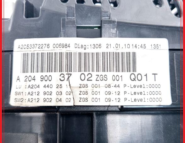 Snelheidsmeter MERCEDES-BENZ C-CLASS T-Model (S204)