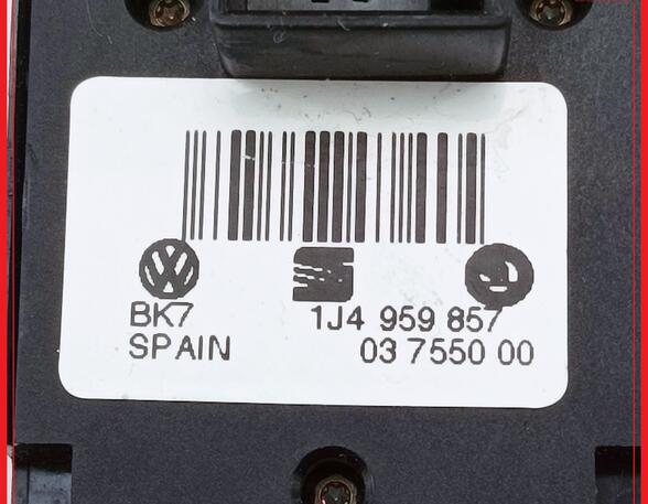 Window Lift Switch VW Golf IV (1J1)