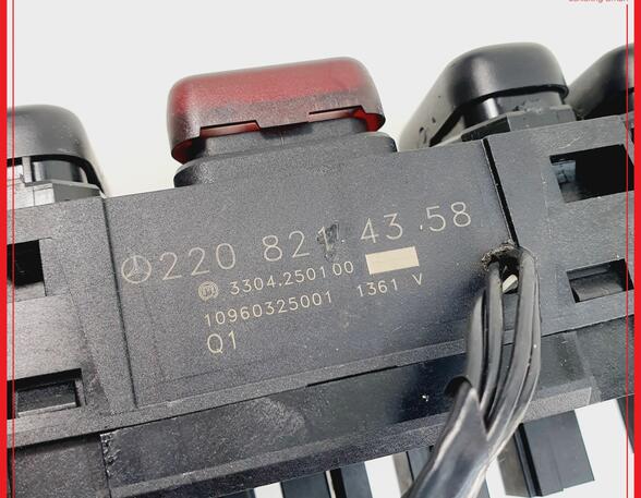 Hazard Warning Light Switch MERCEDES-BENZ S-Klasse (W220)