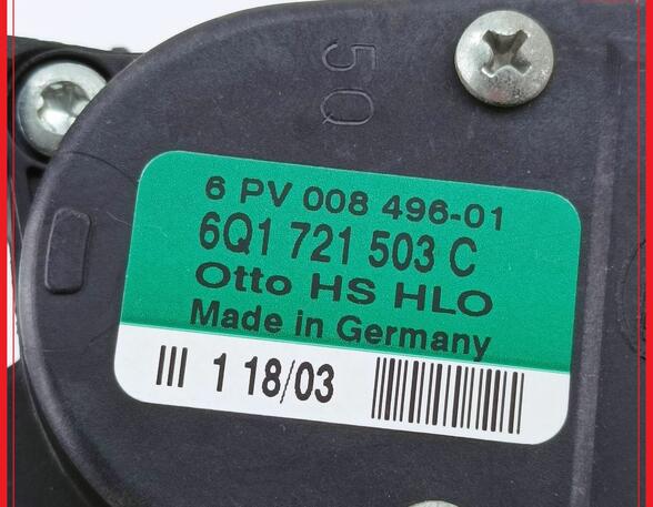 Gasdruckfeder Gaspedal VW POLO (9N_) 1.2 40 KW