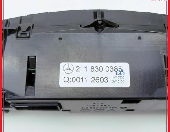 Air Conditioning Control Unit MERCEDES-BENZ E-Klasse T-Model (S211)