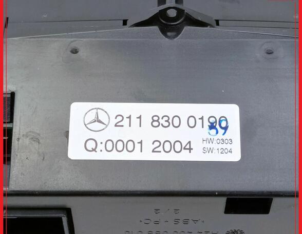 Air Conditioning Control Unit MERCEDES-BENZ E-Klasse T-Model (S211)