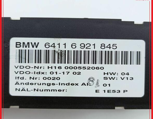 Heizungsbetätigung Klimabedienteil  BMW 3 TOURING (E46) 320D 110 KW