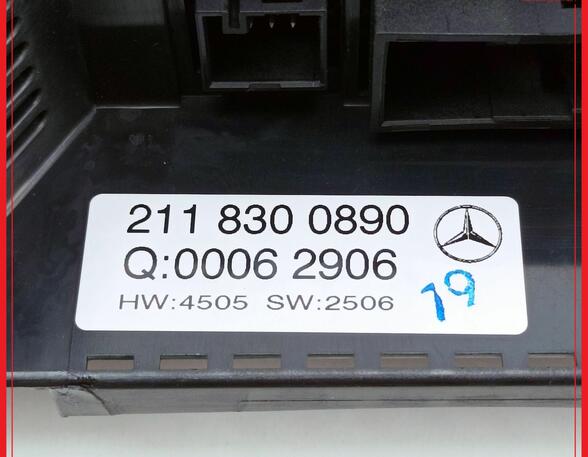 Bedieningselement airconditioning MERCEDES-BENZ E-Klasse T-Model (S211)