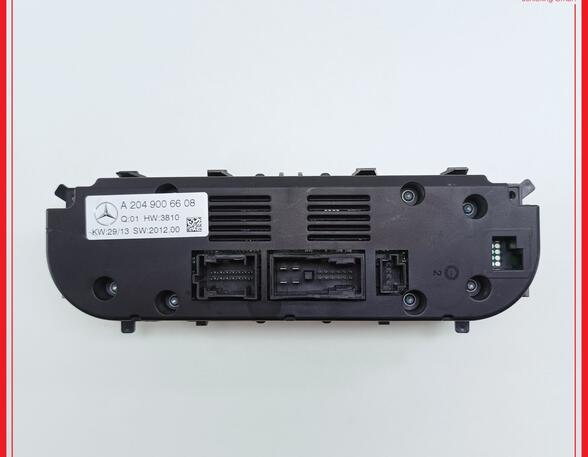 Air Conditioning Control Unit MERCEDES-BENZ C-Klasse (W204)