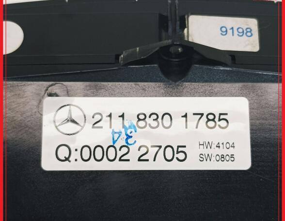 Air Conditioning Control Unit MERCEDES-BENZ E-CLASS T-Model (S211)