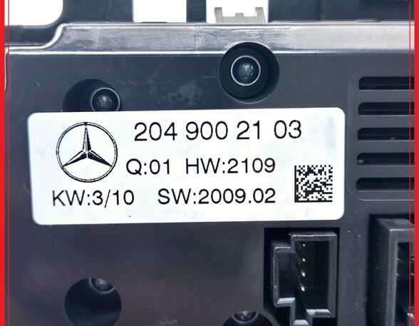 Air Conditioning Control Unit MERCEDES-BENZ C-CLASS T-Model (S204)