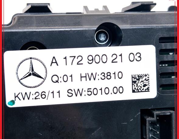 Air Conditioning Control Unit MERCEDES-BENZ SLK (R172)