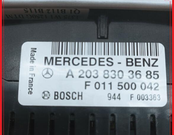 Air Conditioning Control Unit MERCEDES-BENZ C-CLASS Coupe (CL203)