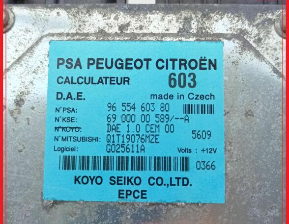 Steuergerät Servolenkung  PEUGEOT 1007 (KM) 1.4 16V 65 KW