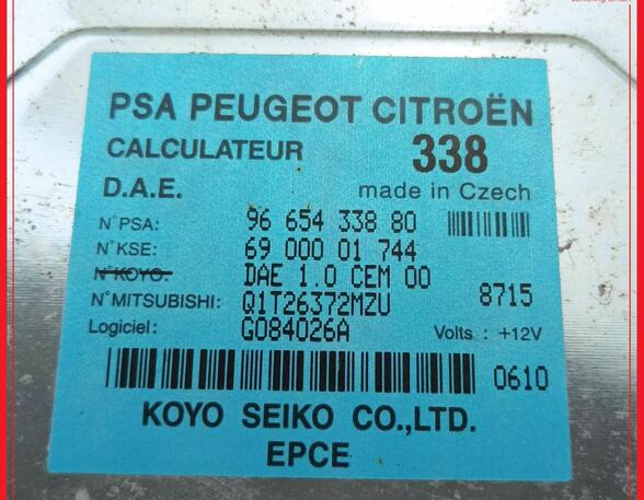 Power Steering Control Unit CITROËN C3 I (FC, FN)