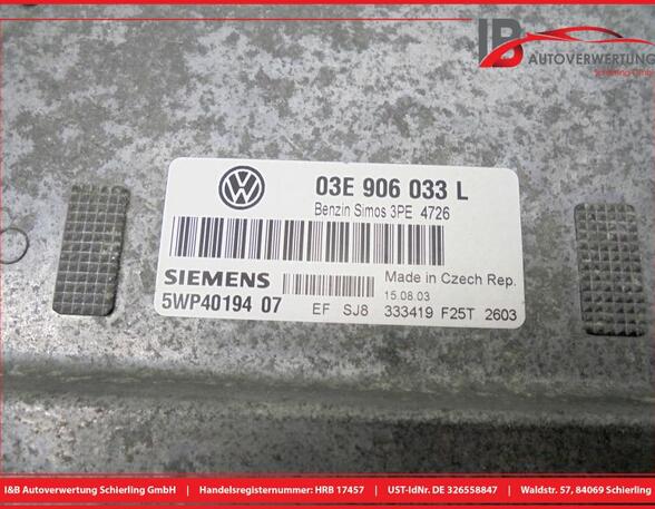 Engine Management Control Unit VW Polo (9N)