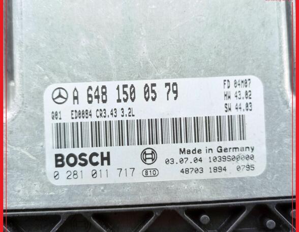 Engine Management Control Unit MERCEDES-BENZ E-Klasse T-Model (S211)