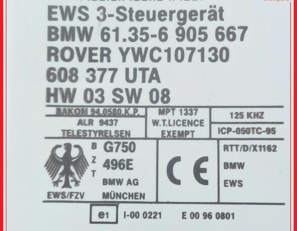 Engine Management Control Unit BMW 3er Coupe (E46)