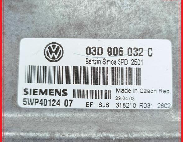 Steuergerät Motor SATZ VW POLO (9N_) 1.2 40 KW