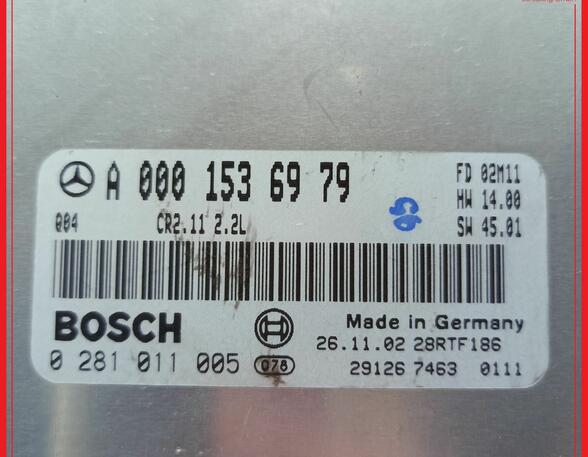 Steuergerät Motor SATZ MERCEDES BENZ C-KLASSE KOMBI W203 C220 CDI 105 KW