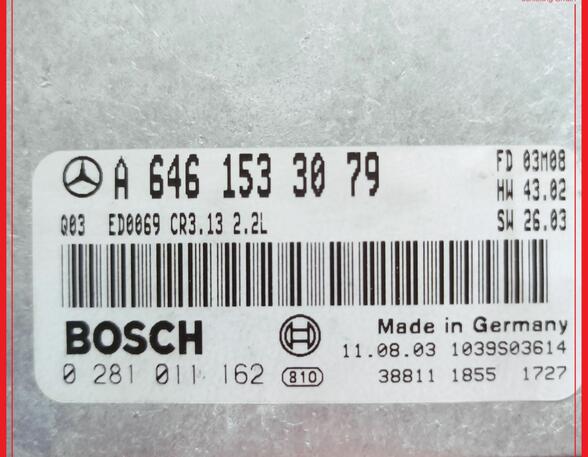 Steuergerät Motor SATZ MERCEDES BENZ C-KLASSE KOMBI W203 C220 CDI 110 KW