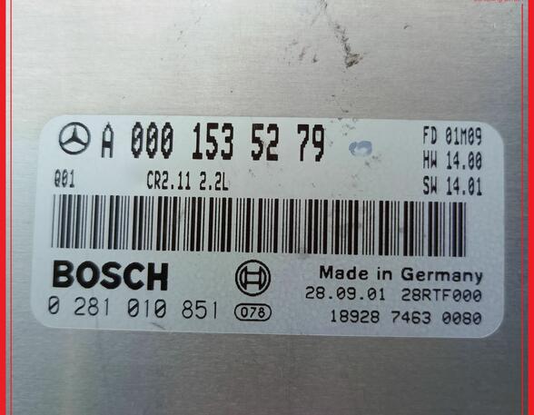 Engine Management Control Unit MERCEDES-BENZ C-Klasse (W203)