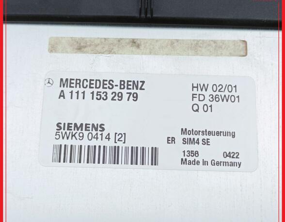 Regeleenheid motoregeling MERCEDES-BENZ C-Klasse T-Model (S203)