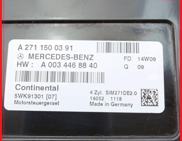 Engine Management Control Unit MERCEDES-BENZ C-Klasse T-Model (S204)