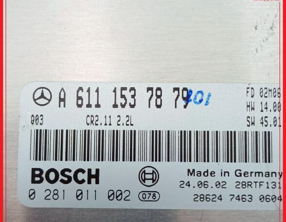 Engine Management Control Unit MERCEDES-BENZ C-Klasse (W203)