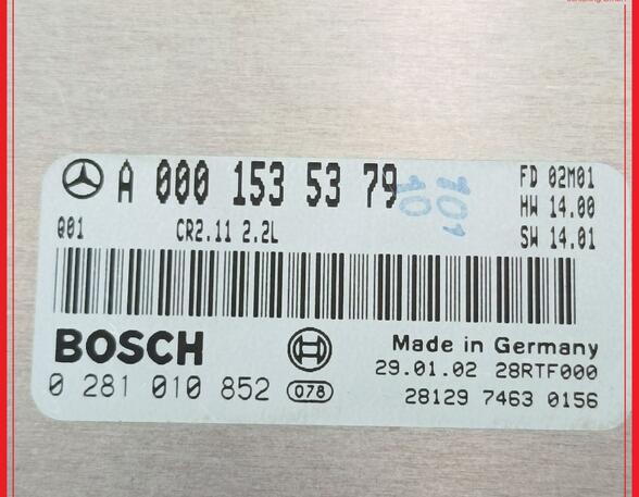 Steuergerät Motor SATZ MERCEDES BENZ C-KLASSE W203 C200 CDI 75 KW