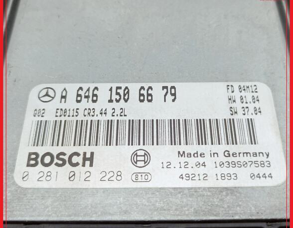 Engine Management Control Unit MERCEDES-BENZ C-Klasse T-Model (S203)