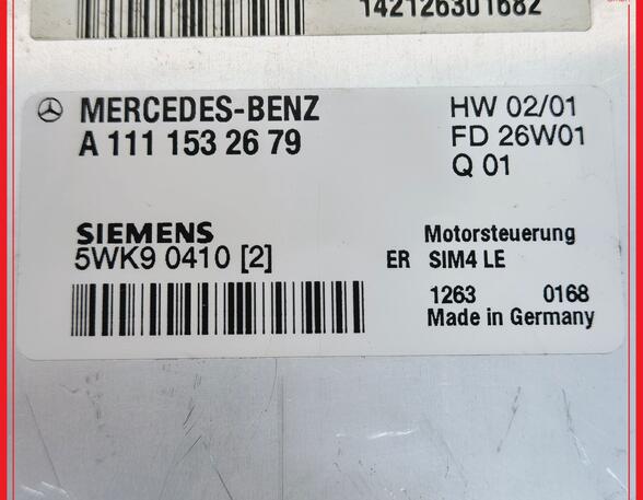 Control unit for engine MERCEDES-BENZ C-CLASS Coupe (CL203)