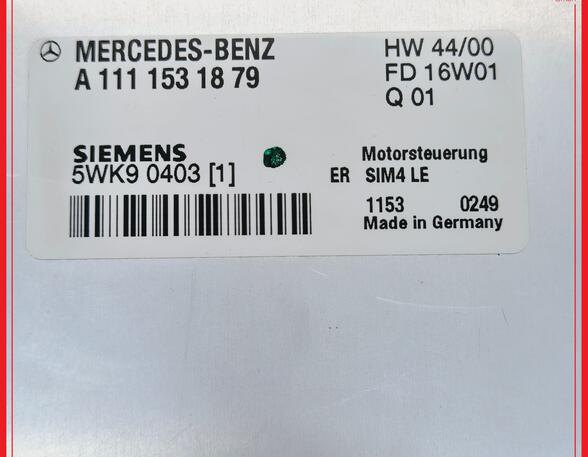 Control unit for engine MERCEDES-BENZ C-CLASS T-Model (S203)