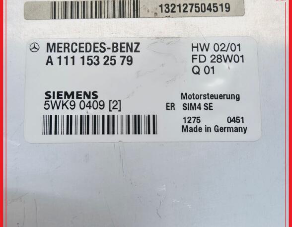 Control unit for engine MERCEDES-BENZ C-CLASS Coupe (CL203)