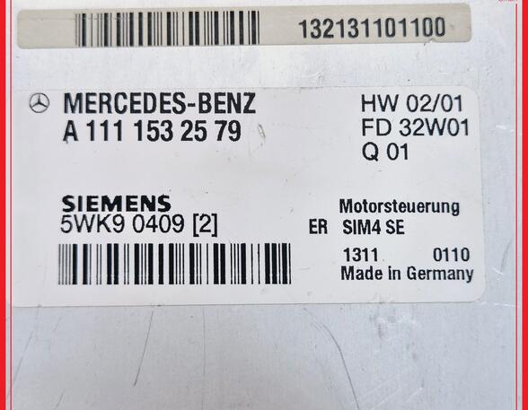 Regeleenheid motoregeling MERCEDES-BENZ C-CLASS Coupe (CL203)