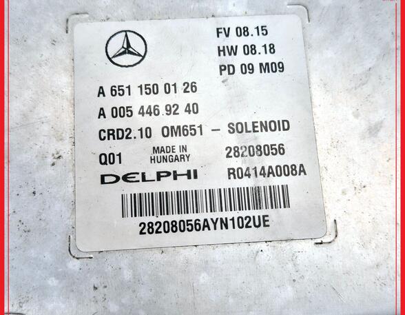 Control unit for engine MERCEDES-BENZ E-CLASS (W212)