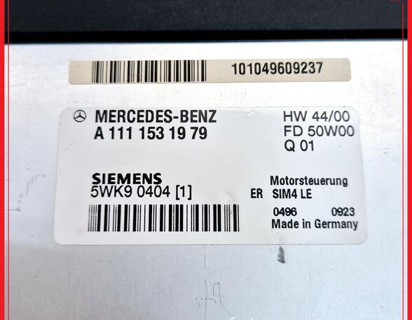 Control unit for engine MERCEDES-BENZ CLK (C208)