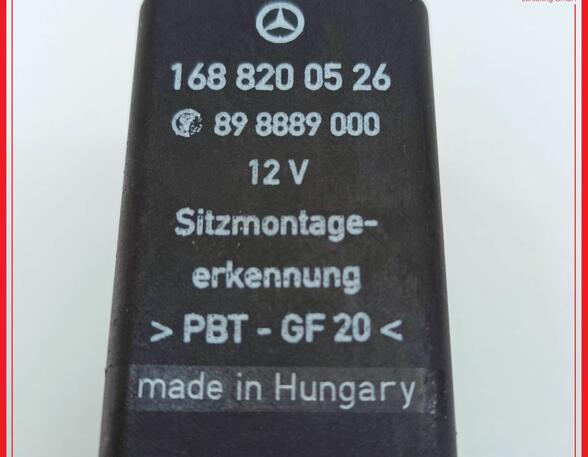 Relais Sitzmontageerkennung MERCEDES BENZ A-KLASSE W168 A140 60 KW