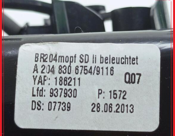 Dashboard ventilatierooster MERCEDES-BENZ C-Klasse (W204)