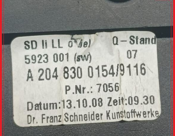 Lüftungsgitter Armaturenbrett Links MERCEDES BENZ C KLASSE T-MODEL S204 C220 CDI 125 KW